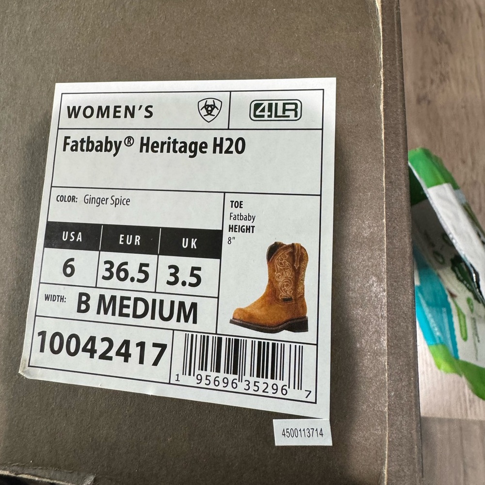 Ariat Ginger Spice  Fatbaby Boots - Picture 5 of 6